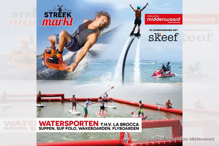 Streekmarkt & Diverse wateractiviteiten bij Middenwaard