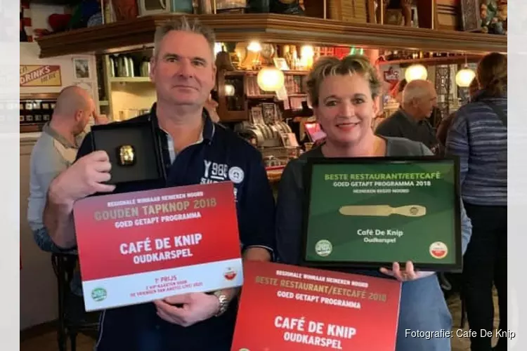 Café de Knip verkozen als beste café én eetcafé van Noord-Holland
