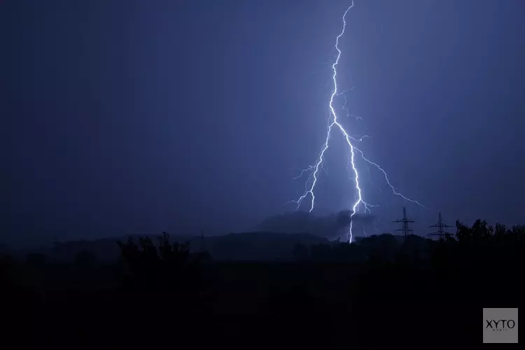 Weer code geel in de provincie: onweer, windstoten en hagel verwacht