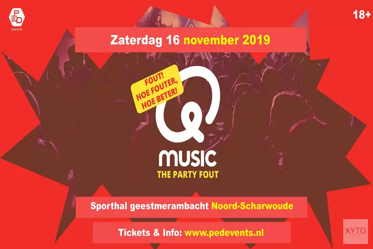 Q-Music The party 16 november Sporthal Geesmerambacht!