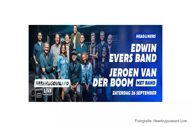 Edwin Evers Band toegevoegd aan line-up Heerhugowaard Live