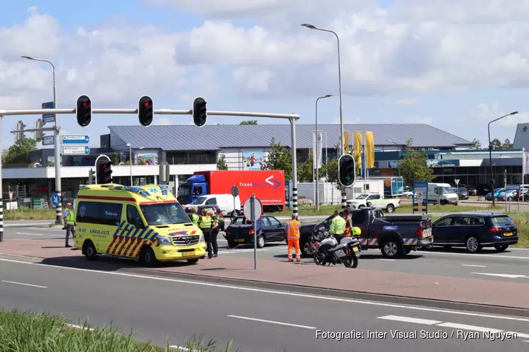 Kop-staartbotsing op de Westerweg