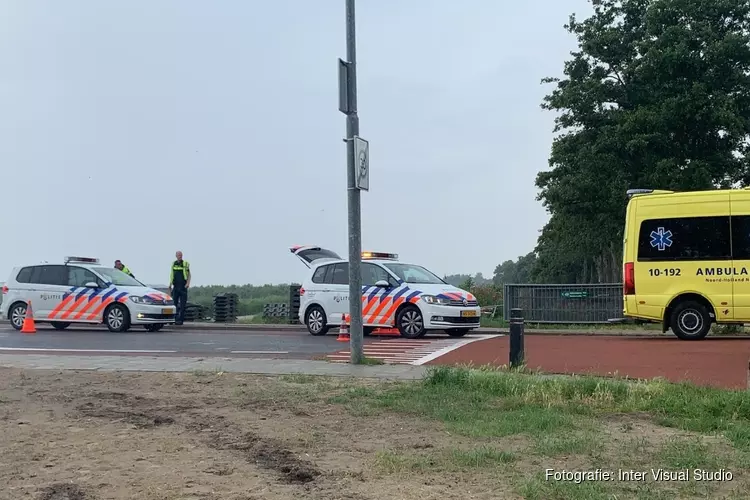 Scooter onderuit in Sint Pancras, twee gewonden
