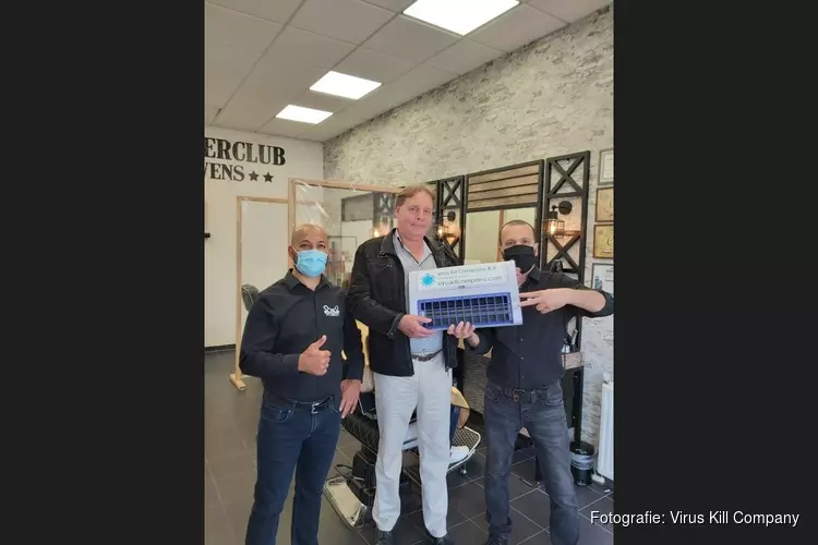 Barbersclub Wens heeft landelijke primeur met Virus Kill Box