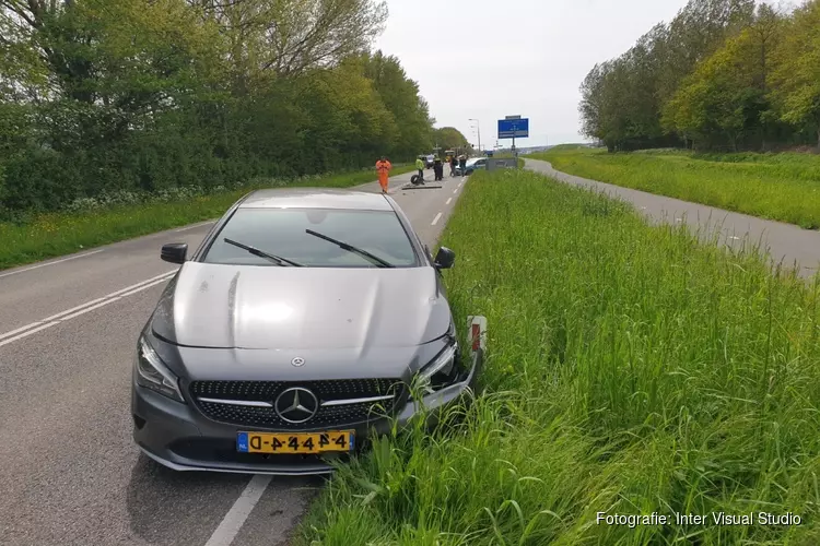 Veel schade bij ongeval Noord-Scharwoude