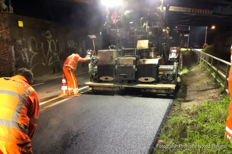 In augustus groot onderhoud aan Westerweg (N242)