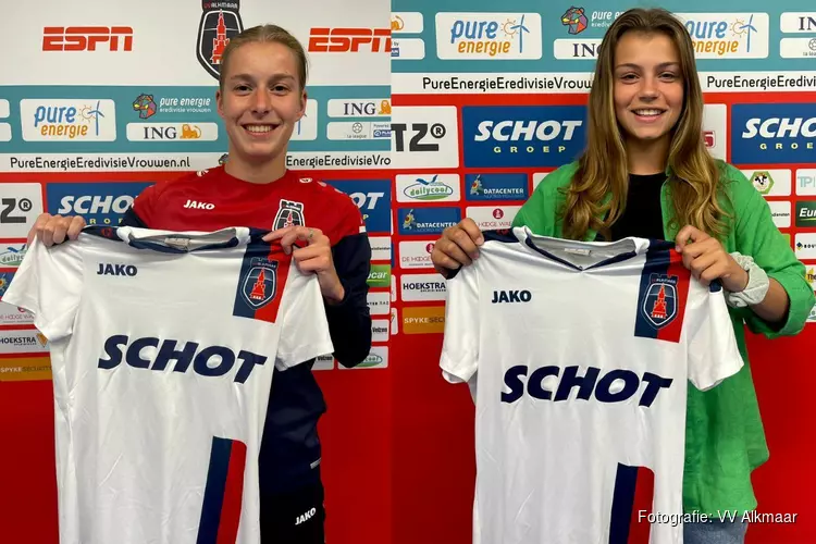 Isabelle Nottet en Jasmijn van der Heijde maken stap naar selectie VV Alkmaar