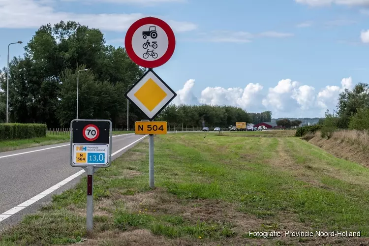 Provincialeweg (N504) in Oudkarspel één avond en nacht dicht