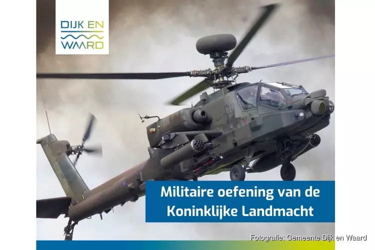 Militaire oefening van de Koninklijke Landmacht