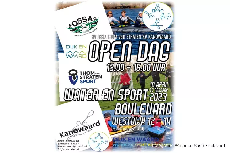 Open Dag OSSA, Kanowaard en Thom van Straaten Sport tijdens Water en Sport Boulevard 2023