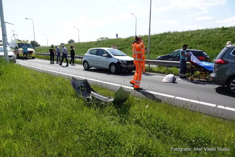 Twee gewonden na kettingbotsing in Heerhugowaard