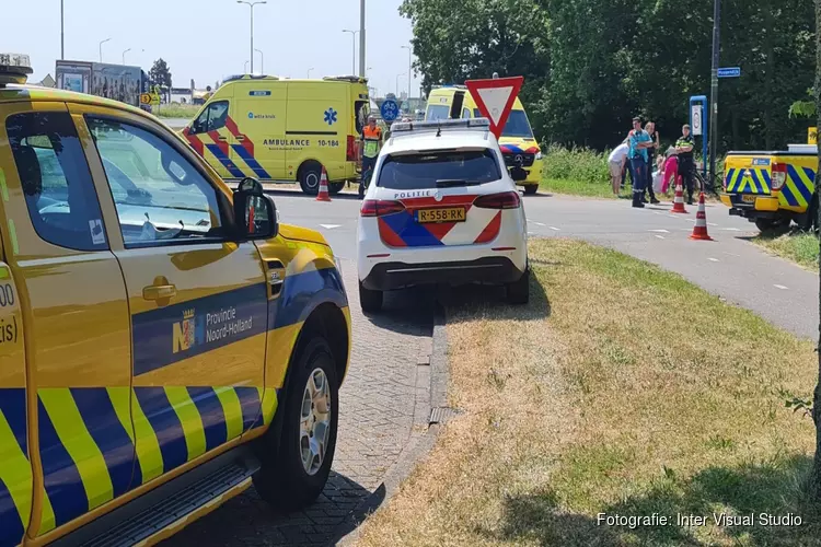 Wielrenner gewond bij ongeval op fietspad