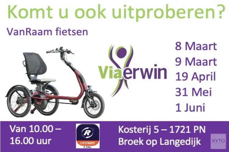 Uitprobeerdagen bij ViaErwin