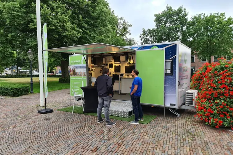 Mobiele showroom: voor gratis advies over energie besparen