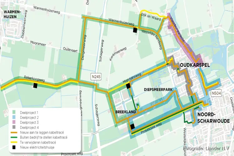 Afsluiting Warmenhuizerweg: 17 t/m 27 februari