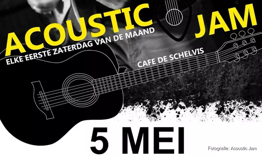 Acoustic Jam op Bevrijdingsdag in Cafe de Schelvis